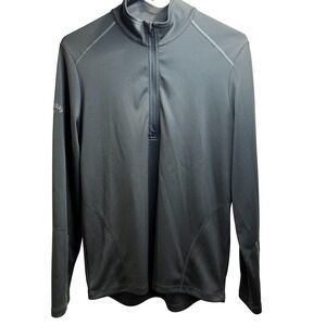 Callaway Weather Series Quarter Zip Pullover Men's Medium Gray Golf Athletic Str